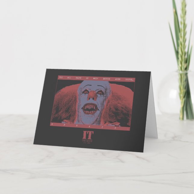 Classic Pennywise - Much Better When You're Afraid Card (Front)