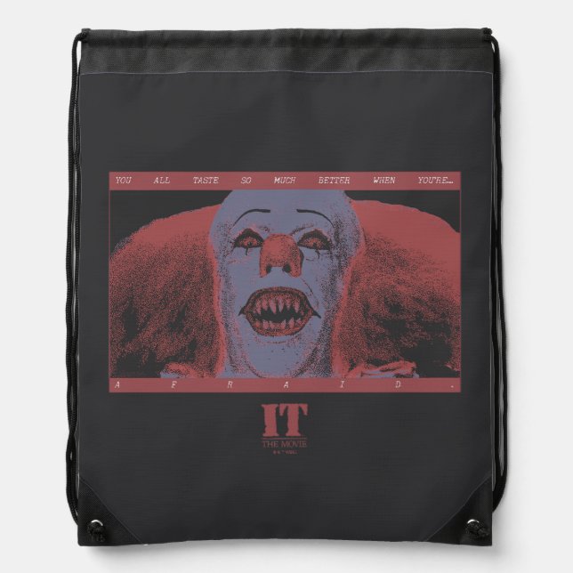 Classic Pennywise - Much Better When You're Afraid Drawstring Bag (Front)