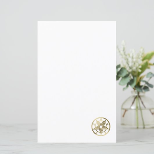 Classic pentagram symbol (Standing Front)