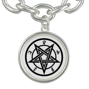 Classic pentagram symbol bracelet