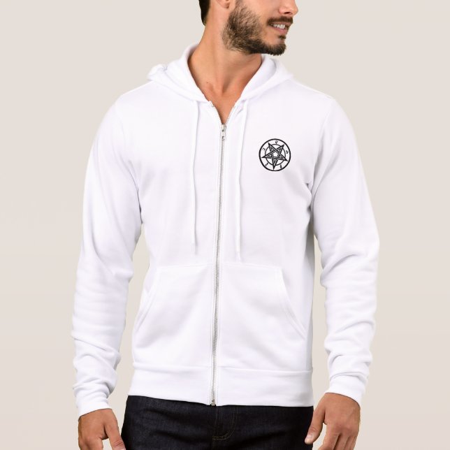 Classic pentagram symbol hoodie (Front)