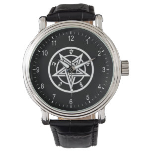 Classic pentagram symbol watch