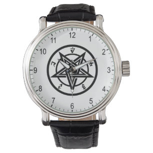 Classic pentagram symbol watch