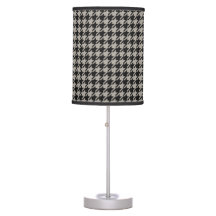 Classic Pepita Houndstooth Pattern Black Grey