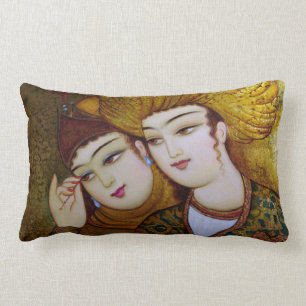 Classic Persian Art Lumbar Pillow