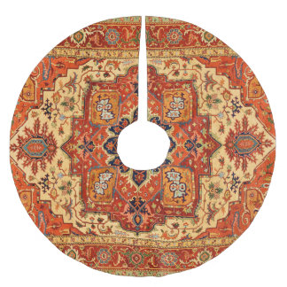 CLASSIC PERSIAN RUG BRUSHED POLYESTER TREE SKIRT