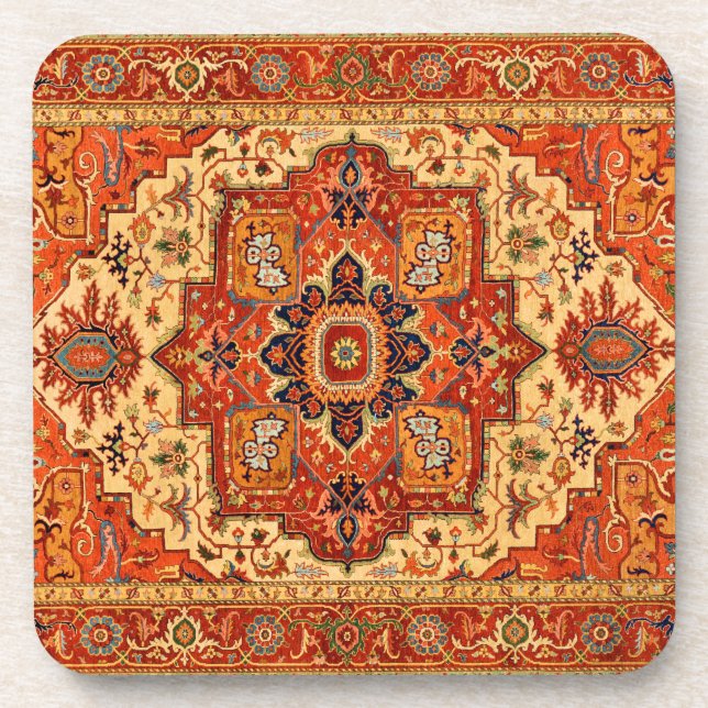 CLASSIC PERSIAN RUG DRINK COASTER (Front)