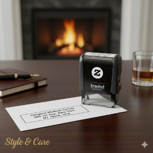 Classic Personalized Address Stamp for Envelopes