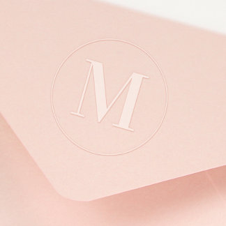 Classic Personalized Circle Monogram Initial Embosser