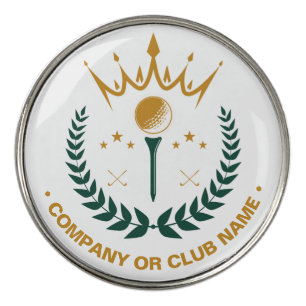 Classic Personalized Golf Club Company Name Golf Ball Marker