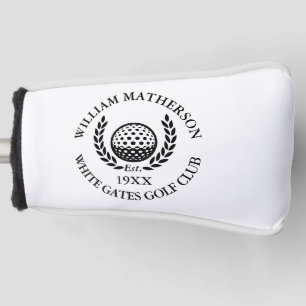 Classic Personalized Golf Club Name Head Cover
