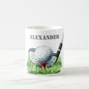 Classic Personalized Golf Coffee Mug