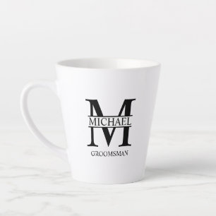 Classic Personalized Groomsman Coffee Mug