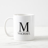 12 oz Natural Life Coffee Mug Cup Initial Monogram (H) I Am Grateful  For