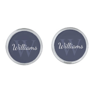 Classic Personalized Monogram and Name Cufflinks