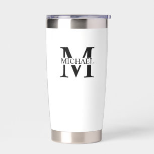 Classic Personalized Monogram and Name Insulated Tumbler
