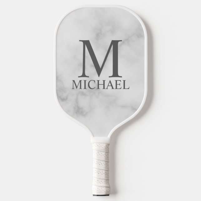 Classic Personalized Monogram and Name Pickleball  Paddle (Front)