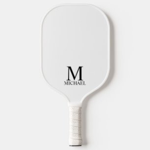 Classic Personalized Monogram and Name Pickleball  Paddle