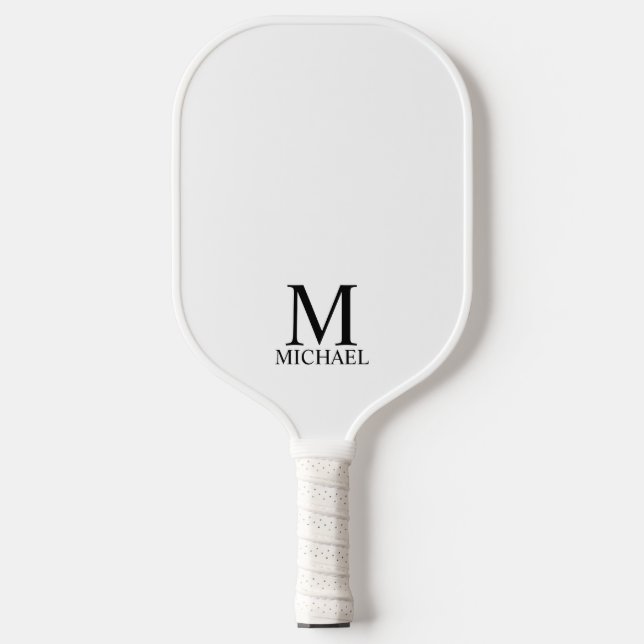 Classic Personalized Monogram and Name Pickleball  Paddle (Front)