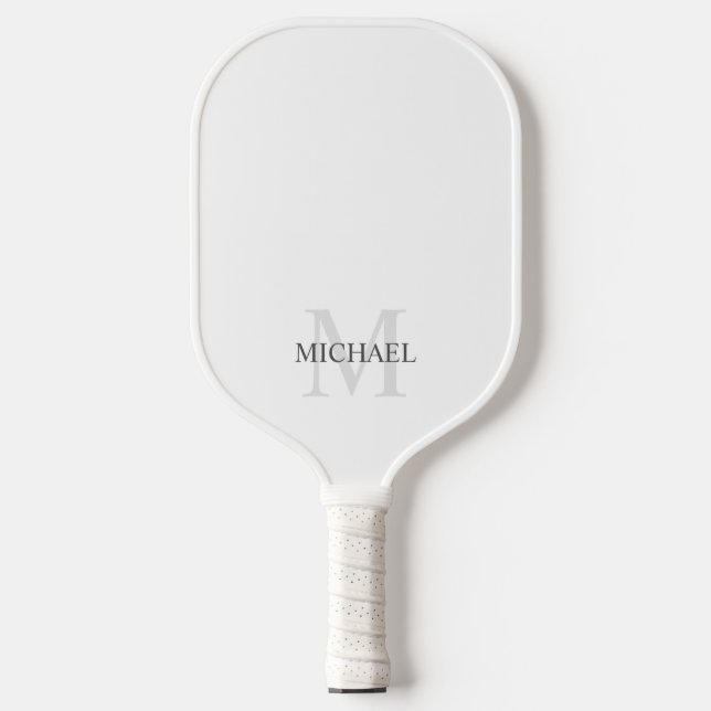 Classic Personalized Monogram and Name Pickleball  Paddle (Front)