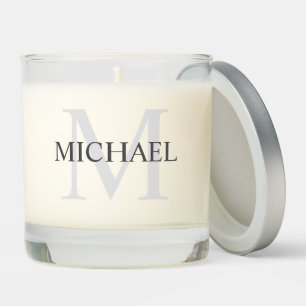 Classic Personalized Monogram and Name Scented Candle