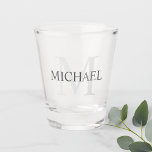 Classic Personalized Monogram And Name Shot Glass at Zazzle