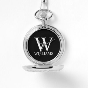 Classic Personalized Monogram and Name Watch