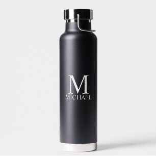 Classic Personalized Monogram and Name Water Bottle