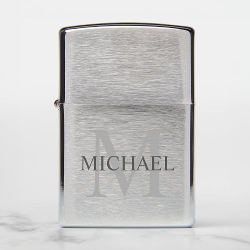Classic Personalized Monogram and Name Zippo Lighter