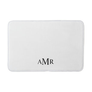 Classic Personalized Monogram Bath Mat