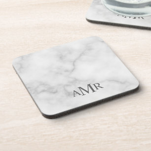 Classic Personalized Monogram Beverage Coaster