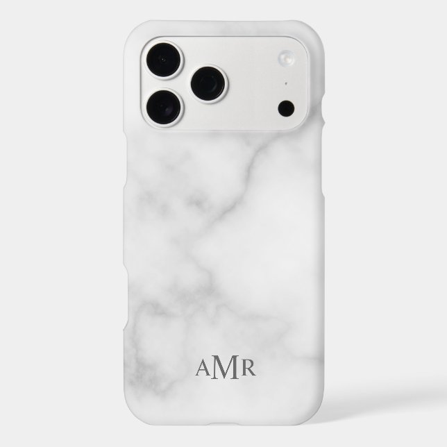 Classic Personalized Monogram Case-Mate iPhone Case (Back)