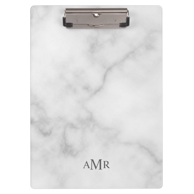 Classic Personalized Monogram Clipboard (Front)