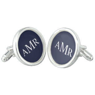 Classic Personalized Monogram Cufflinks