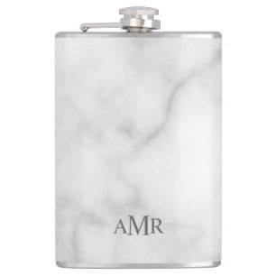 Classic Personalized Monogram Flask