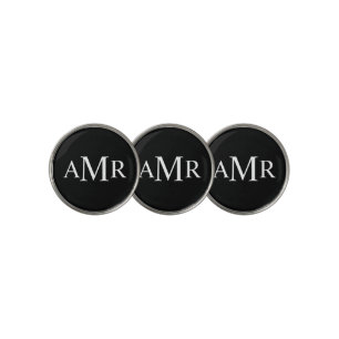 Classic Personalized Monogram Golf Ball Marker