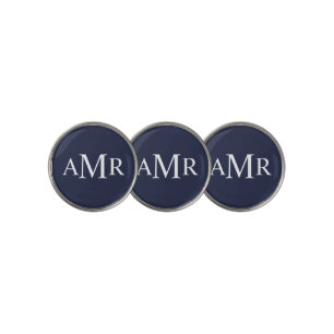 Classic Personalized Monogram Golf Ball Marker