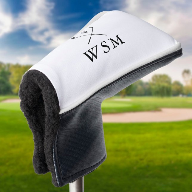 Classic Personalized Monogram Golf Clubs Golf Head Golf Head Cover (Creator Uploaded)
