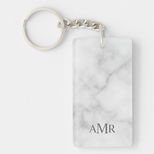 Classic Personalized Monogram Keychain (Front)