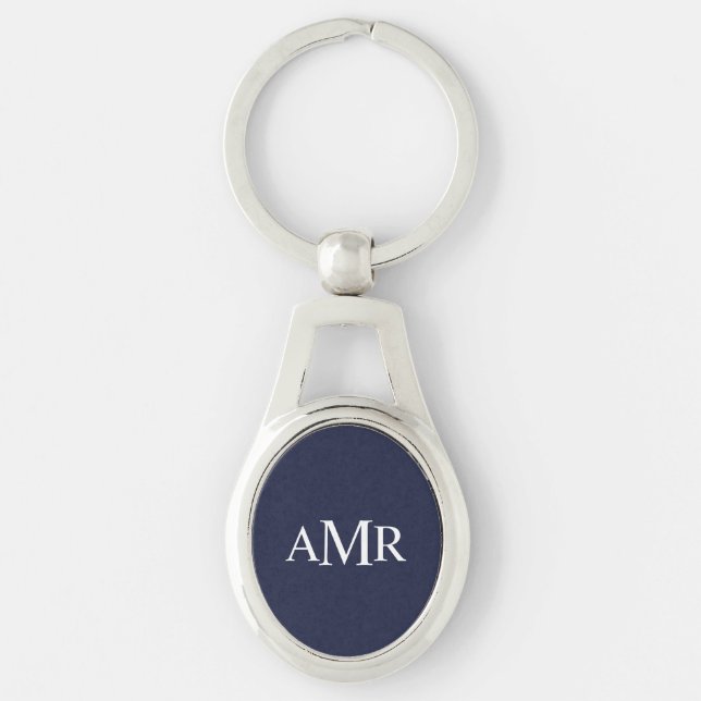 Classic Personalized Monogram Keychain (Front)