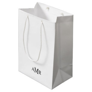 Classic Personalized Monogram Medium Gift Bag