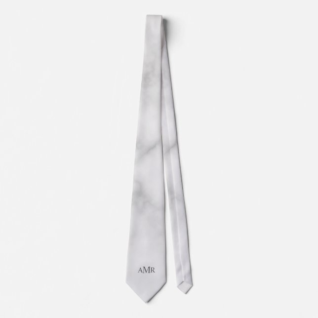 Classic Personalized Monogram Neck Tie (Front)
