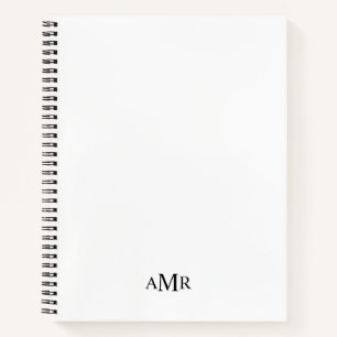 Classic Personalized Monogram Notebook