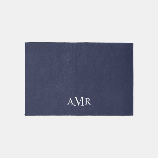 Classic Personalized Monogram Outdoor Rug (Front)