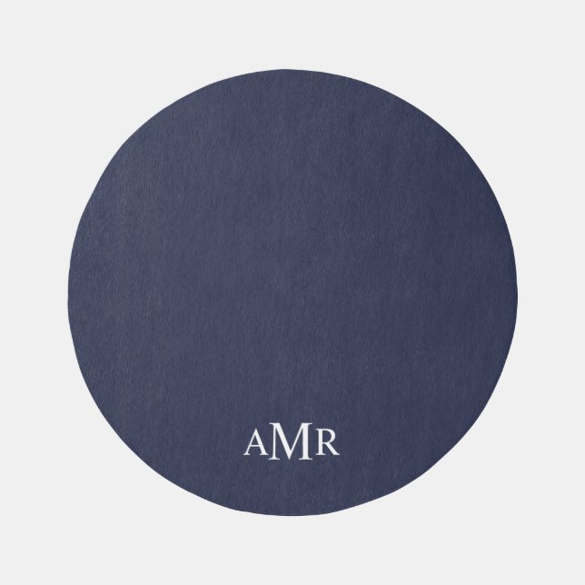 Classic Personalized Monogram Outdoor Rug (Front)