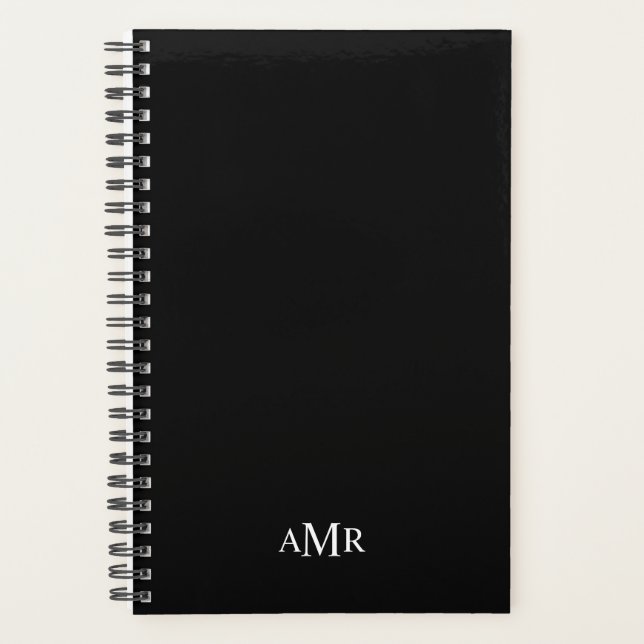 Classic Personalized Monogram Planner (Front)