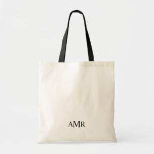 Classic Personalized Monogram Tote Bag