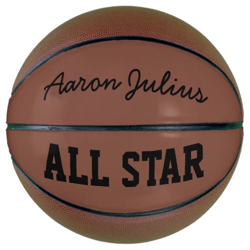 Classic Personalized Name Basketball Sports Gift