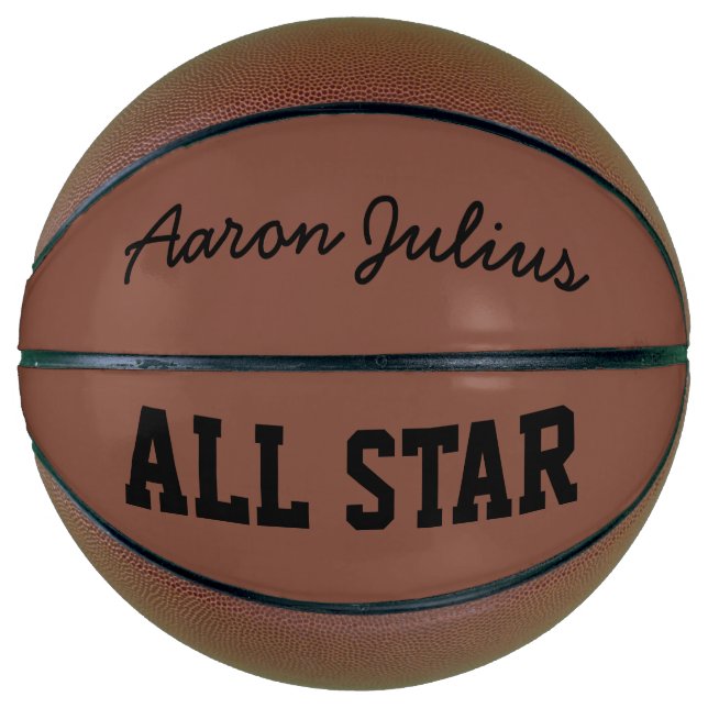 Classic Personalized Name Basketball Sports Gift (Front)