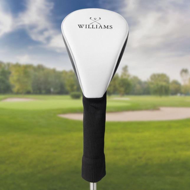 Classic Personalized Name Golf Clubs Golf Head Cover (Creator Uploaded)